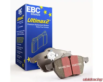 EBC Brakes Ultimax OEM Plus Rear Disc Brake Pad Set FMSI D1729 Mazda Mazda 3 Rear 2014-2017 - UD1729