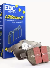 EBC Brakes Ultimax OEM Plus Rear Disc Brake Pad Set FMSI D1729 Mazda Mazda 3 Rear 2014-2017                                     - UD1729 - Image 3
