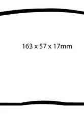 EBC Brakes Ultimax OEM Plus Front Disc Brake Pad Set FMSI D805 Front                                     - UD805 - Image 3
