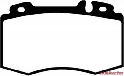 EBC Brakes Ultimax OEM Plus Front Disc Brake Pad Set FMSI D847 Front - UD847