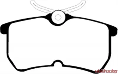 EBC Brakes Ultimax OEM Plus Rear Disc Brake Pad Set FMSI D886 Ford Rear - UD886