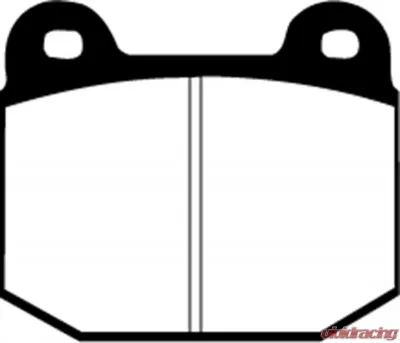 EBC Brakes Greenstuff 2000 series is a high friction pad designed to improve stopping power - DP21538