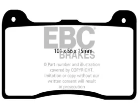 EBC Brakes RP-1 Racing Brake Pads Willwood | Stoptech