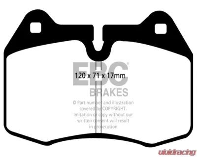 EBC Brakes RP-1 Racing Brake Pads Brembo Caliper Type Ferrari | Nissan 1992-2008 - DP81032RP1