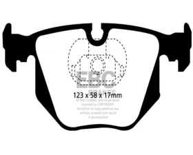 EBC Brakes RP-1 Racing Brake Pads ATE Caliper Type BMW 330 | M3 | Z4 M 2000-2009
