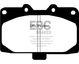 EBC Brakes RP-1 Racing Brake Pads Nissan | Subaru 1989-2008