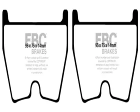 EBC Brakes RP-1 Racing Brake Pads Audi | Lamborghini 2002-2018