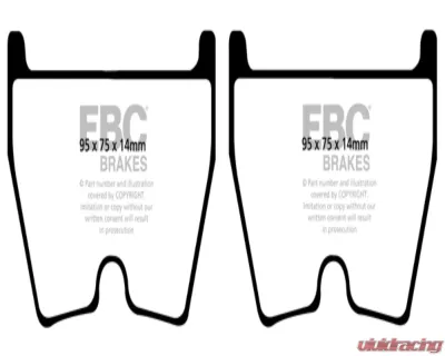 EBC Brakes RP-1 Racing Brake Pads Audi | Lamborghini 2002-2018 - DP81513RP1