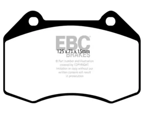 EBC Brakes RP-1 Racing Brake Pads Brembo Caliper Type Renault Clio Mk3 2.0 RS 06-13