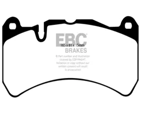 EBC Brakes RP-1 Racing Brake Pads Brembo Caliper Type Mercedes SLK55 AMG 5.4 04-11