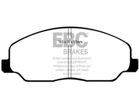 EBC Brakes RP-1 Racing Brake Pads Ford Mustang | Mustang GT 2005-2010