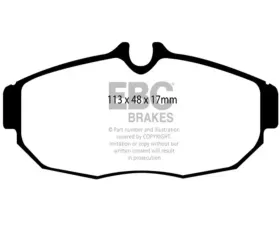 EBC Brakes RP-1 Racing Brake Pads Ford Mustang 2005-2012