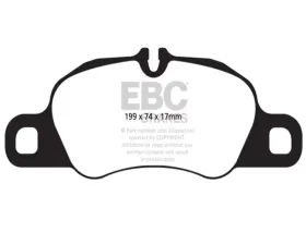 EBC Brakes RP-1 Racing Brake Pads Brembo Porsche Carrera 2008-2015