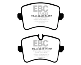 EBC Brakes RP-1 Racing Brake Pads Audi RS5 | RS7 2010-2016