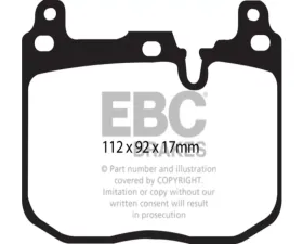 EBC Brakes RP-1 Racing Brake Pads Brembo BMW 2012-2021