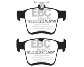EBC Brakes RP-1 Racing Brake Pads ATE Volkswagen Golf GTi Mk7 2.0 Turbo 2013-2017