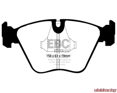 EBC Brakes RP-1 Racing Brake Pads ATE BMW M3 | M5 | Z3 M | Z4 M 1999-2009 - DP8689RP1