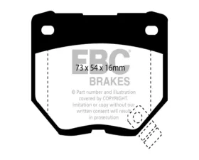 EBC Brakes RP-1 Racing Brake Pads Nissan | Subaru 1989-2008