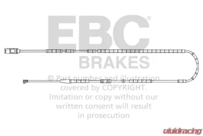 EBC Brakes High quality OE style wear lead sensor BMW Z4 2010-2011 3.0L 6-Cyl - EFA145