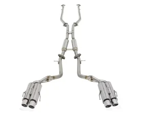 APEXi N1-X EVO Extreme Resonated Stainless Steel Catback Exhaust w/Polished Tips Lexus RC-F 5.0L V8 15-16