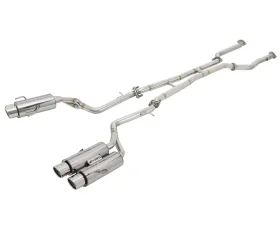 APEXi N1-X EVO Extreme Non-Resonated Stainless Steel Catback Exhaust w/Polished Tips Lexus RC-F 5.0L V8 15-16