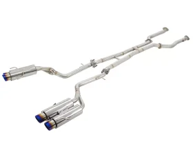 APEXi N1-X EVO Extreme Non-Resonated Stainless Steel Catback Exhaust w/Titanium Tips Lexus RC-F 5.0L V8 15-16