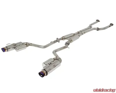 APEXi N1-X EVO Extreme Resonated Stainless Steel Catback Exhaust w/Titanium Tips Lexus IS 350 RWD 3.5L - 164KT202