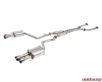 APEXi N1 Evolution-X Muffler Quad Titanium Tip Lexus GS350 RWD 13-16 - 164KT207