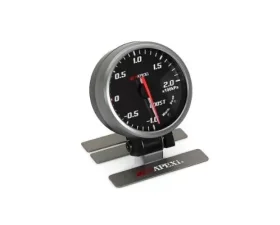 APEXi Black Display / Silver Ring EL II System Boost KPA Gauge