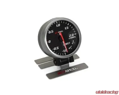 APEXi Black Display / Silver Ring EL II System Boost KPA Gauge - 403-A054