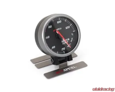 APEXi Black Display / Silver Ring EL II System Water Temperature Gauge - 403-A058