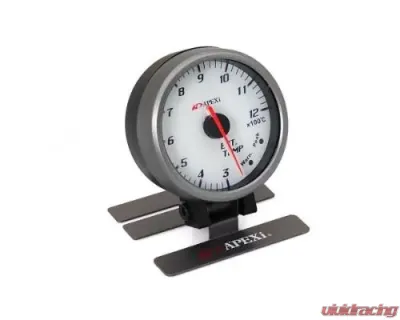 APEXi White Display / Silver Ring EL II System Exhaust Gas Temperature (EGT) Gauge - 403-A061