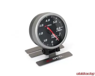 APEXi White Display / Silver Ring EL II System Fuel Pressure Gauge - 403-A065
