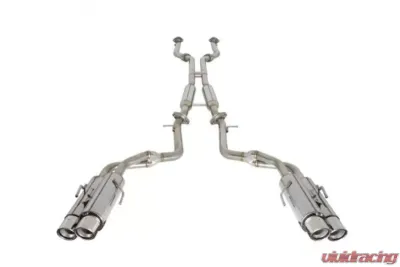 APEXi N1 Evolution-X Non-Resonated Muffler Quad Titanium Tip Lexus GS-F URL10 2016 - 164KT212P