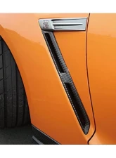 Zele Performance Dry Carbon Front Fender Vent Set Nissan GT-R R35 09-16                                     - Z-DCRB-VENT-GTR - Image 4