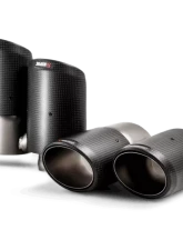 Akrapovic Carbon Fiber Tail Pipe Set Porsche Cayenne 536 E-Hybrid | Coupe 2018+                                     - TP-CT/53 - Image 2