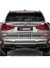 Akrapovic Titanium Slip-On Exhaust System with Carbon Tips BMW F98 X4 M | X4 M Competition 2019-2021                                     - S-BM/T/10H-CX4 - Image 3