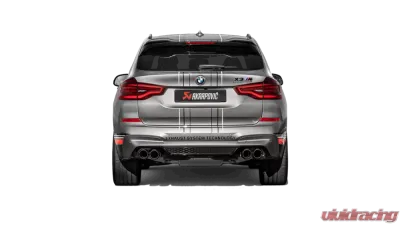 Akrapovic Titanium Slip-On Exhaust System with Carbon Tips BMW F98 X4 M | X4 M Competition 2019-2021 - S-BM/T/10H-CX4