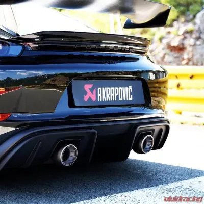 Akrapovic Titanium Tail Pipe Set Porsche 718 Cayman GTS 4.0 | Boxster GTS 4.0 2020-2024 - TP-T/S/27