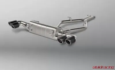 Akrapovic Slip-On Line with Titanium | Carbon Fiber Tips Alfa Romeo Stelvio Quadrifoglio 2017-2021 - S-AR/TI/6H