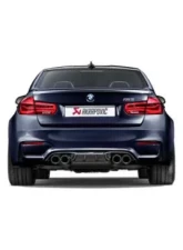 Akrapovic High Gloss Rear Carbon Diffuser BMW M3 F80 | M4 F82 | F83 2015-2020                                     - DI-BM/CA/4/G - Image 3