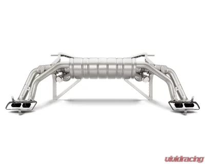 Akrapovic Titanium Slip-On Line Exhaust System Audi R8 5.2 2016-2018 - S-AUR8SO3-T