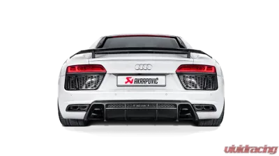 Akrapovic S-AUR8SO3-T Left Replacement Tail Pipe Audi R8 5.2L FSI 2016-2018 - TP-CT/37/L