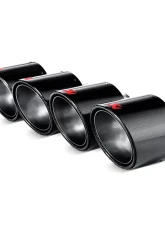 Akrapovic 115mm Carbon Tail Pipe Set for Chevrolet Corvette Z06 | ZR1 2006-2013                                     - TP-CT/1 - Image 3