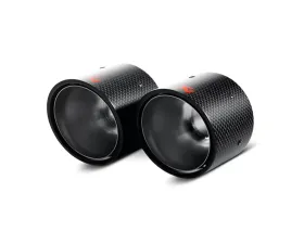 Akrapovic Carbon Tail Pipe Set Mini Cooper Models 2007-2015