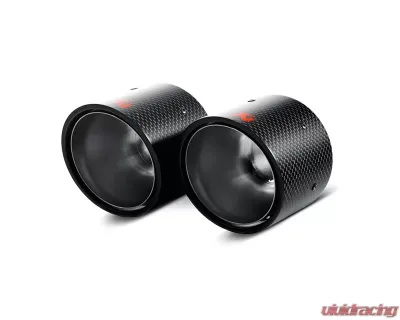 Akrapovic Carbon Tail Pipe Set Mini Cooper Models 2007-2015 - TP-MINR56/57-CA