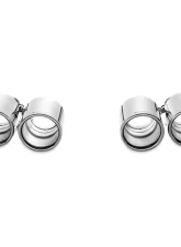 Akrapovic Titanium Tail Pipes Set BMW M3 F80 Sedan 3.0L Turbo 2015-2020                                     - TP-T/S/8 - Image 4