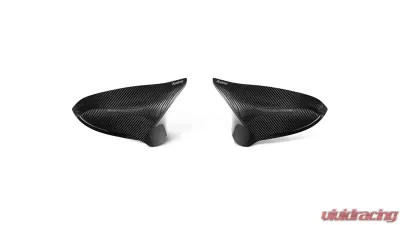Akrapovic High Gloss Carbon Fiber Mirror Cap Set BMW M3 F80 2014+ - WM-BM/CA/2/G