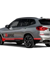 Akrapovic Titanium Slip-On Exhaust System with Carbon Tips BMW F98 X4 M | X4 M Competition 2019-2021                                     - S-BM/T/10H-CX4 - Image 2