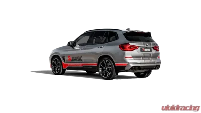 Akrapovic Titanium Slip-On Exhaust System with Carbon Tips BMW F98 X4 M | X4 M Competition 2019-2021 - S-BM/T/10H-CX4